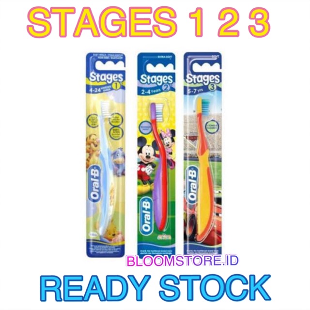 ORAL B ORAL-B Sikat Gigi Anak Bayi Baby Kid Kids Toothbrush Tooth Brush ...