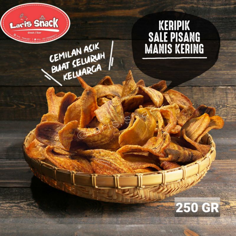 

Keripik Sale Pisang Manis Kering Snack Kiloan 250gr