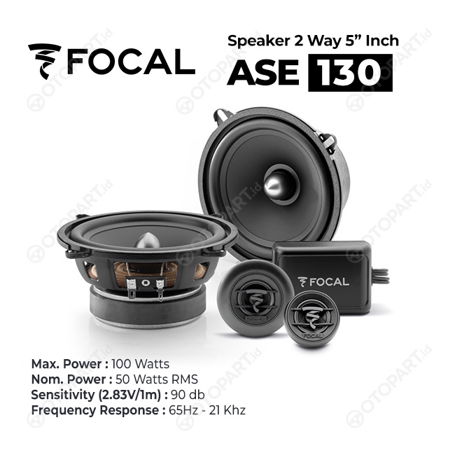Speaker FOCAL Auditor ASE 130 Split 2 Way Kit 5″ inch