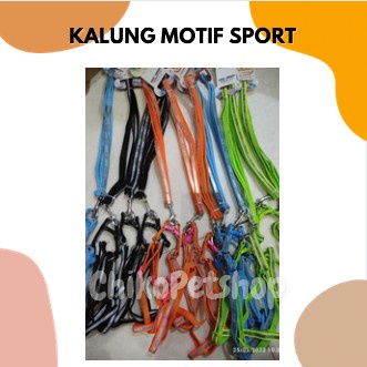 kalung harness berbagai motif unik untuk hewan peliharaan