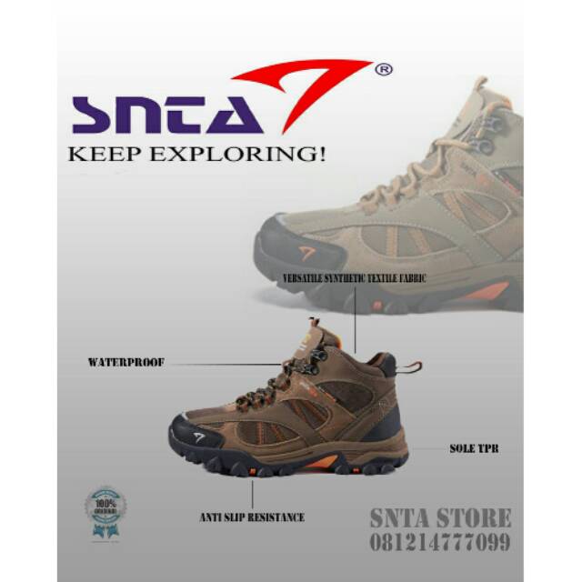 SEPATU GUNUNG SNTA - SEPATU HIKING SNTA - SNTA ORIGINAL - SEPATU SNTA