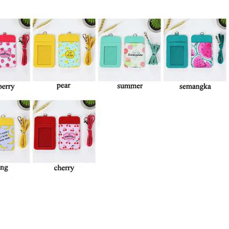 

™*BBND* OILA tempat kartu busway ID card case kartun motif buah stationary (3G1) stk012 ™