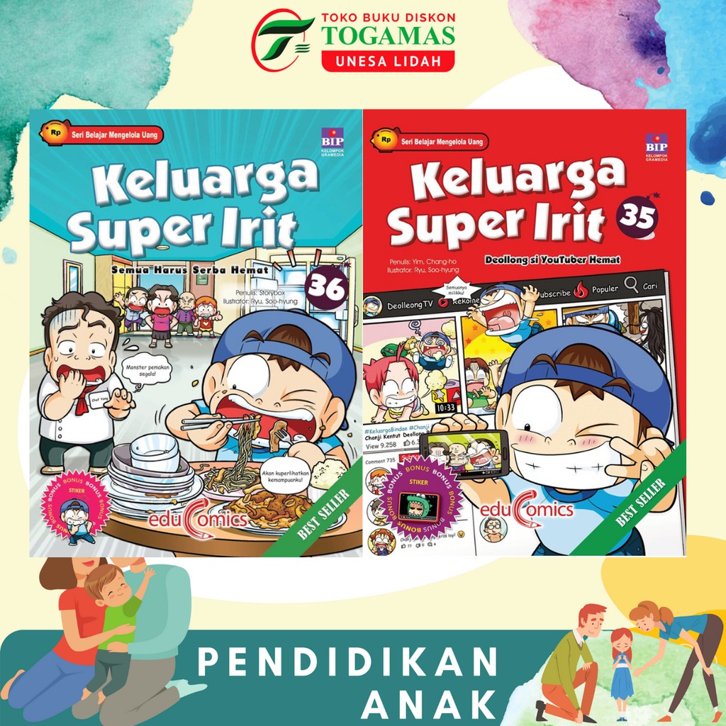 BUKU ANAK SERI KELUARGA SUPER IRIT