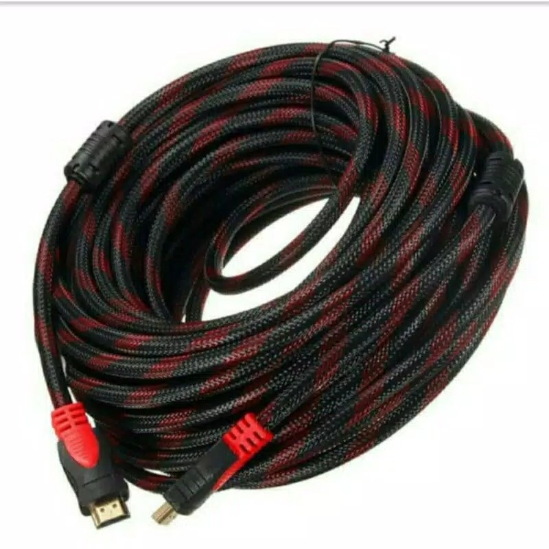 KABEL HDMI 5M SERAT JARING HDMI TO HDMI