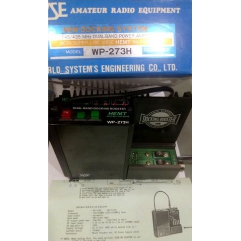 Docking WP-273H Dualband 145/435 Mhz