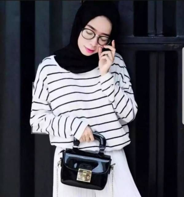 BH 176 Spandek salur jumbo ukuran XXL tangan panjang