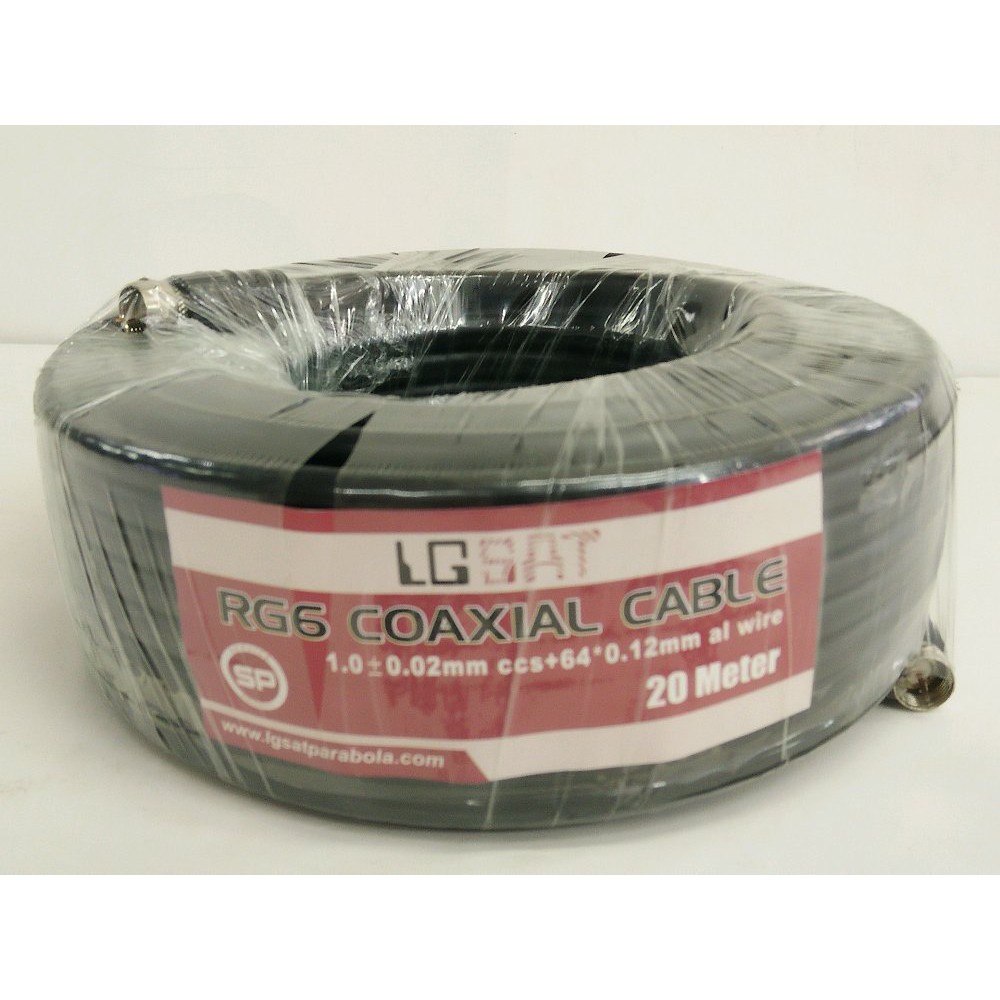 Kabel Lgsat RG6 High Quality 20 Meter