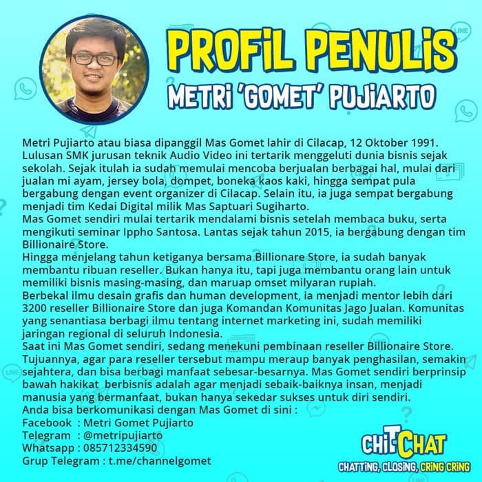 Buku Chit Chat Billionaire Store