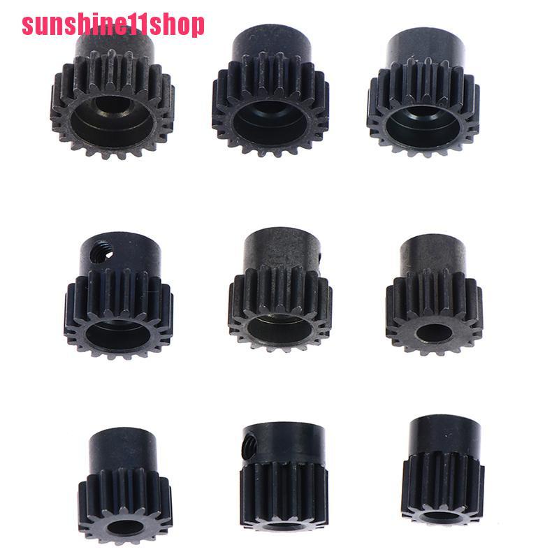 【SHOP】32P M0.8 5mm Black Steel Metal Pinion Motor Gear For 1/10 Rc Model Car