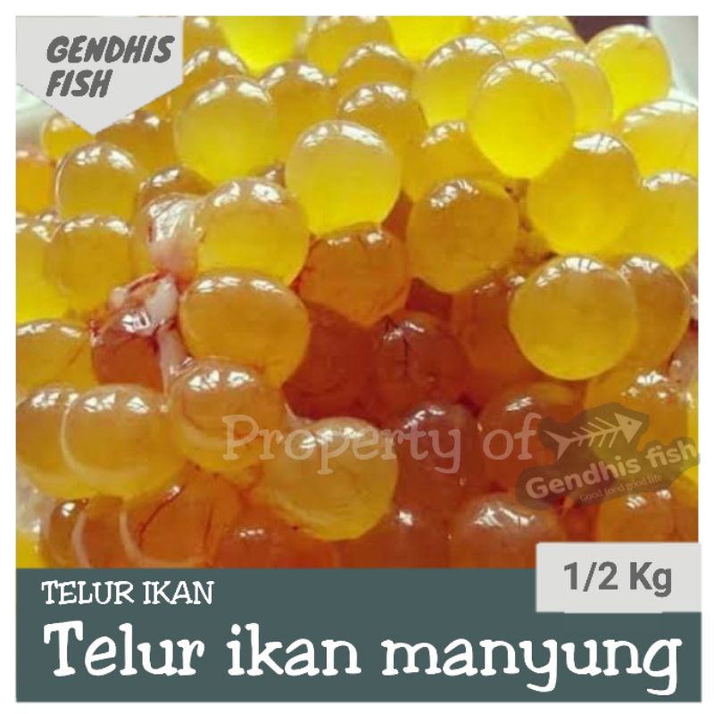 

Telur ikan manyung kemasan 500 gram