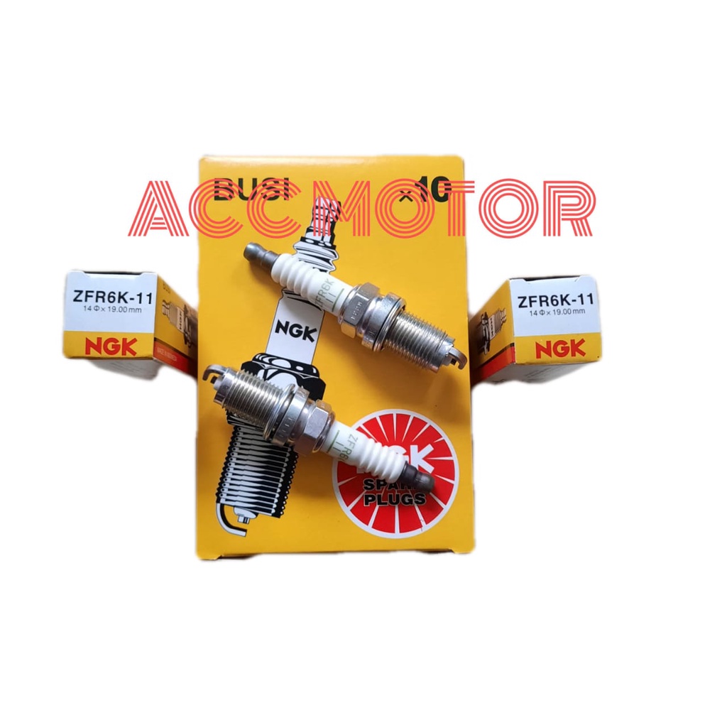 Busi NGK Spesial Resistor ZFR6K-11 Mobil Honda Original