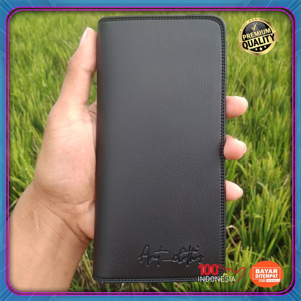 MURAH!!! DOMPET KULIT SINTETIK panjang GROSIR SIMPLE ELEGANT KEREN PRIA