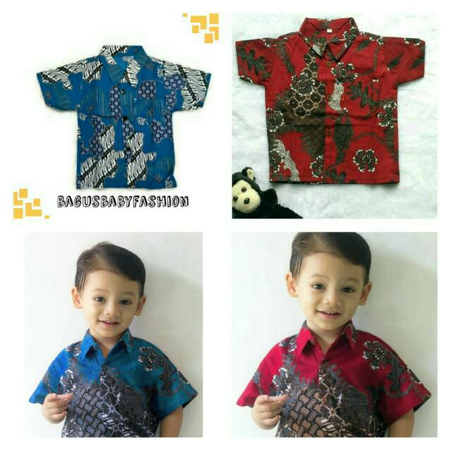 Flash Sale Hem Kemeja Batik Anak Bagus Motif Keren Merah Bg2522 Adem Halus VRyDw1cWjAlZ8