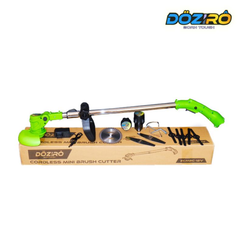 ALAT POTONG RUMPUT BATERAI 12V/CORDLESS MINI BRUSH CUTTER DOZIRO ZCMBC 12V