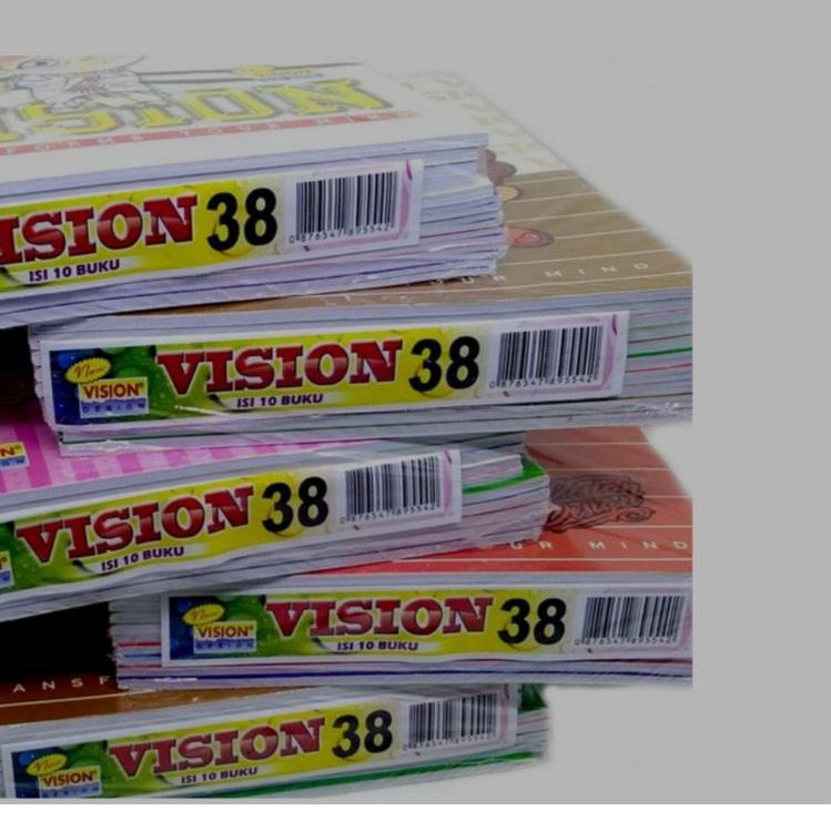 

Serbuuuu.. buku tulis vision 38 lembar Murah 1 pack isi 10 buku