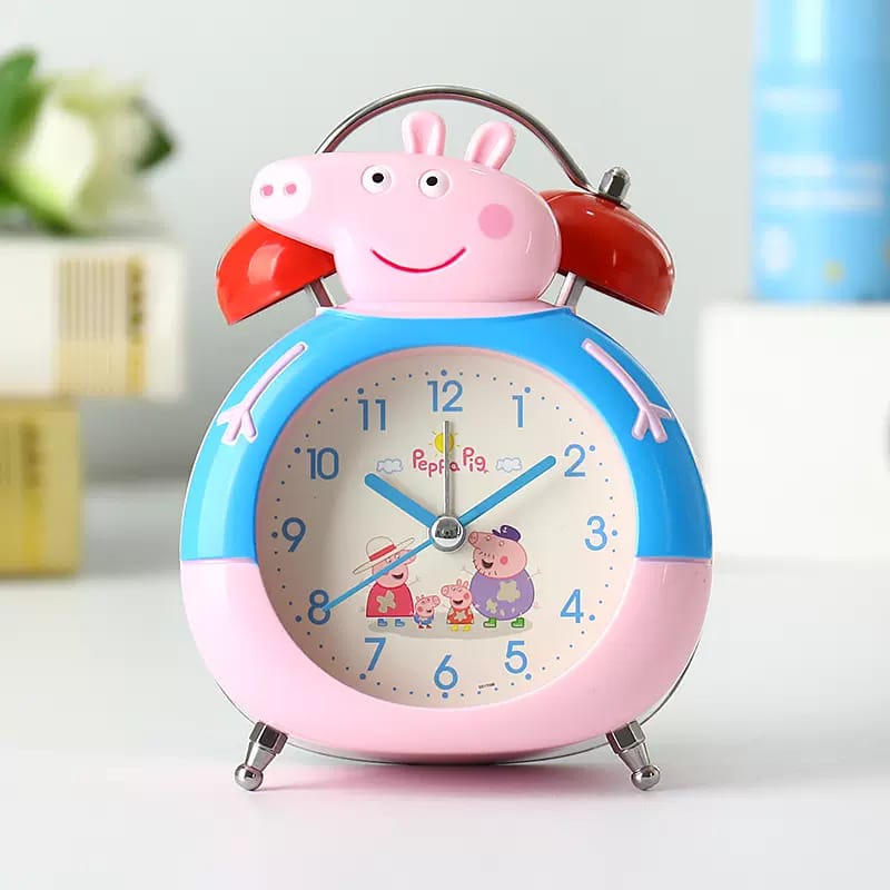 Jam Weker Karakter Anak Kring Nyaring Twin Bell / Jam Weker Hiasan Meja Kantor Dan Kamar Tidur