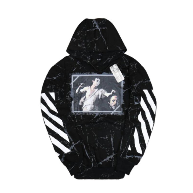 SWEATER HOODIE OFFWHITE MARBLE 4 WARNA