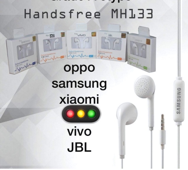 Hf headset branded MH-133 suara bagus