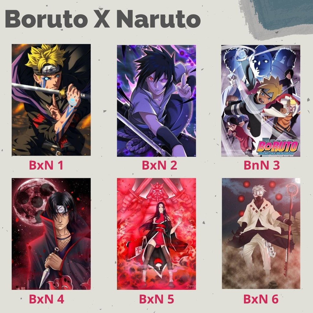 POSTER ANIME #1 (12 Free 1) - ART PAPER TEBAL - POSTER DINDING-3