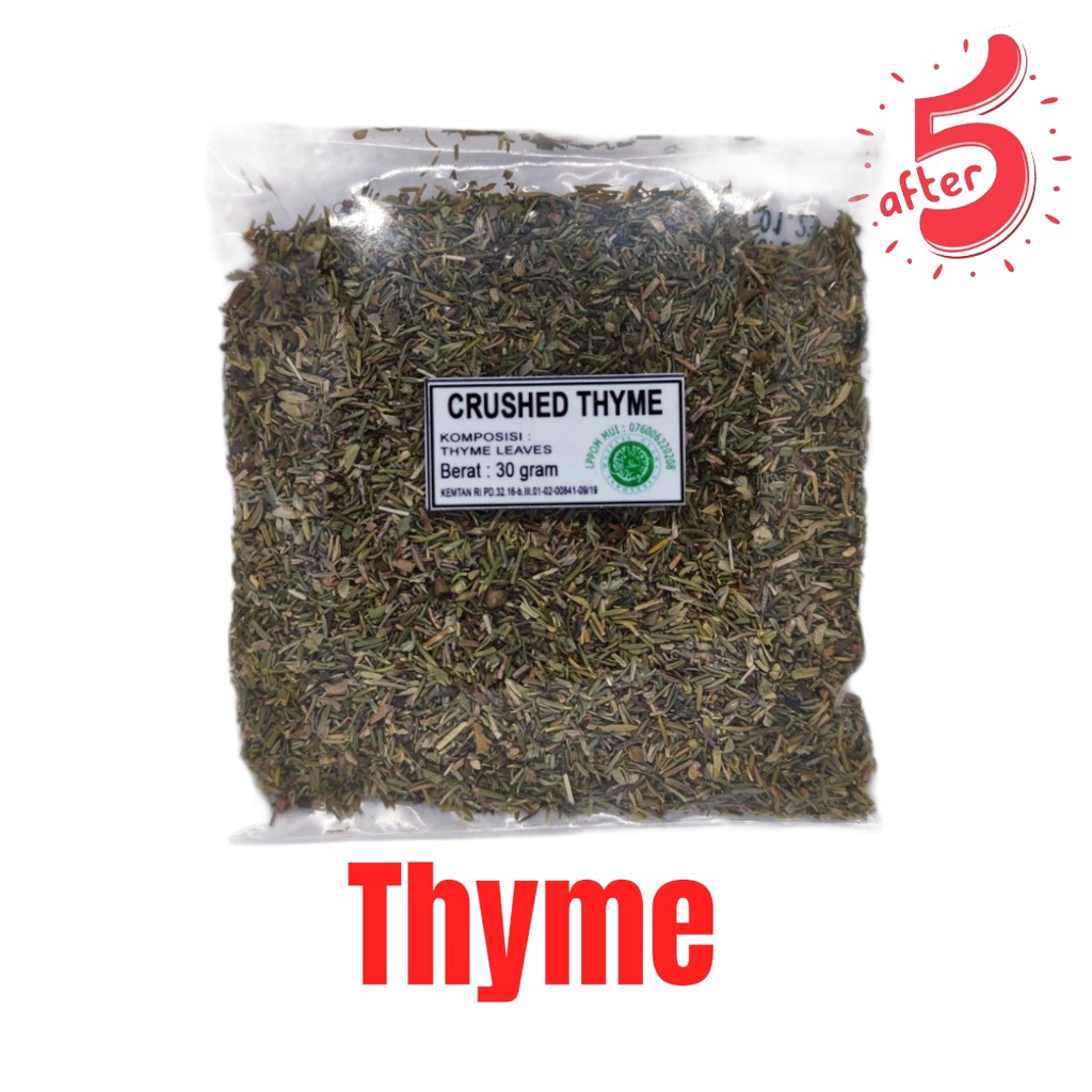 

Thyme Dried / Daun Thyme Kering / Dried Thyme Leaves 30g