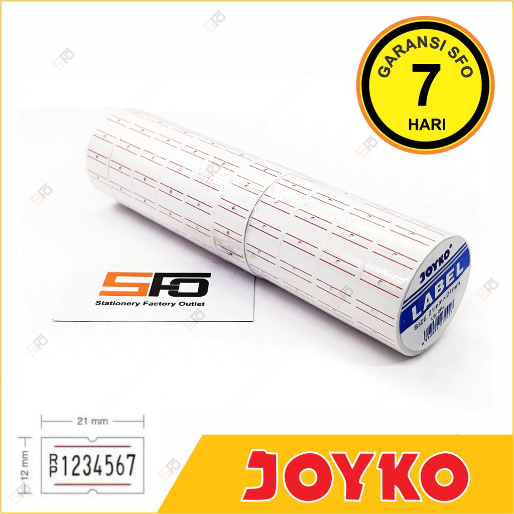 

Label Roll Joyko LB-2RL - 12mm x 21mm