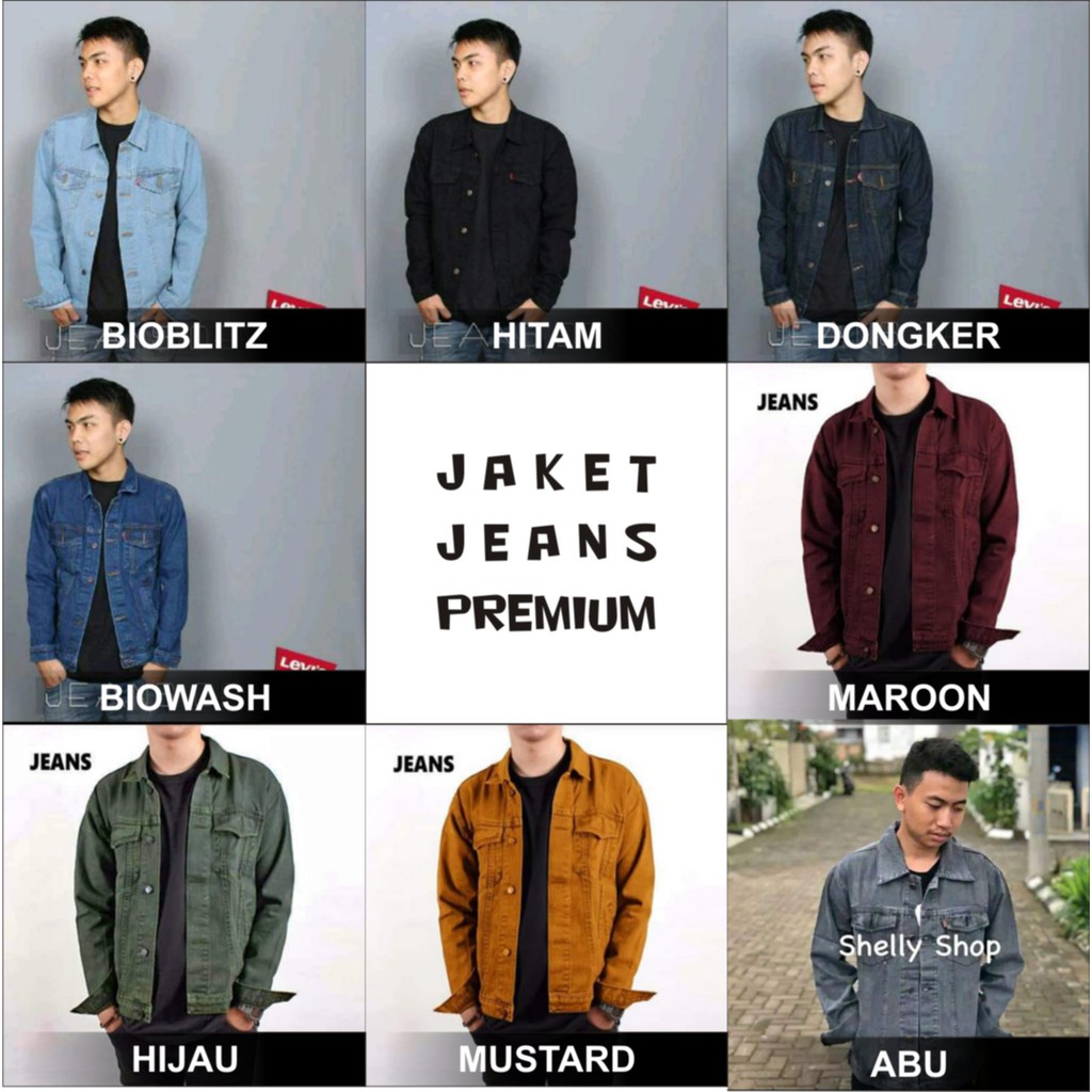 levis jaket jeans
