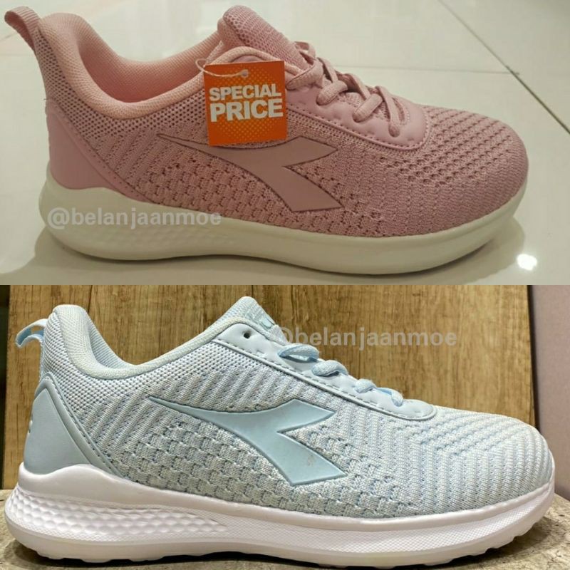 SALE Diadora Alessa Women Sepatu Wanita Pink Mint