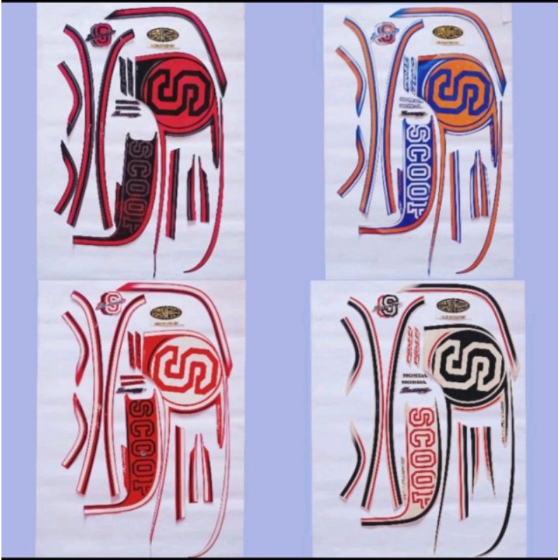 stiker striping scoopy sporty lis scoopy sporty 2014