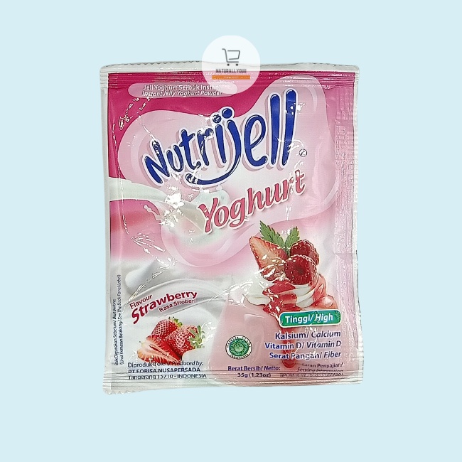 Nutrijell Jelly Yoghurt Powder Aneka Rasa/Bubuk Agar Puding