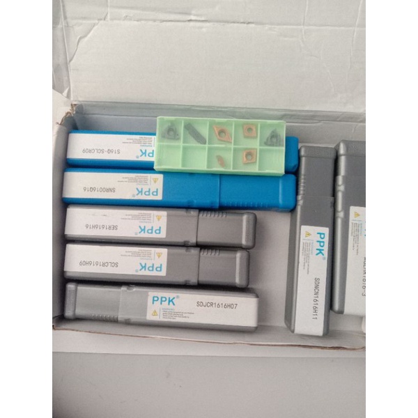 7pcs Holder Bubut Set Luar Dalam 1616 Tangkai Bubut CNC Set Luar Dalam