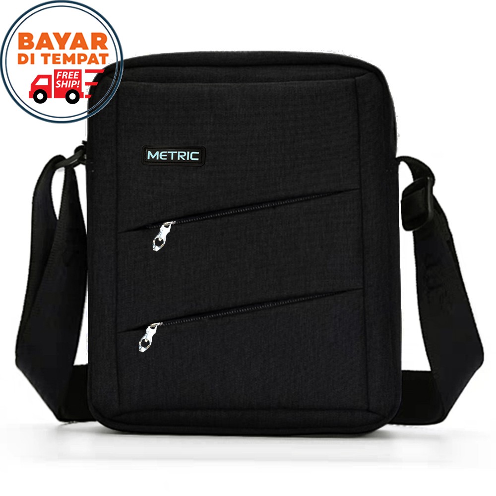 SHOPEE 7.7 BOMBASTIS SALE!! BRAND METRIC TAS PRIA TAS SELEMPANG PRIA TAS IMPORT TAS SLINGBAG TAS BAHU WATERPROOF