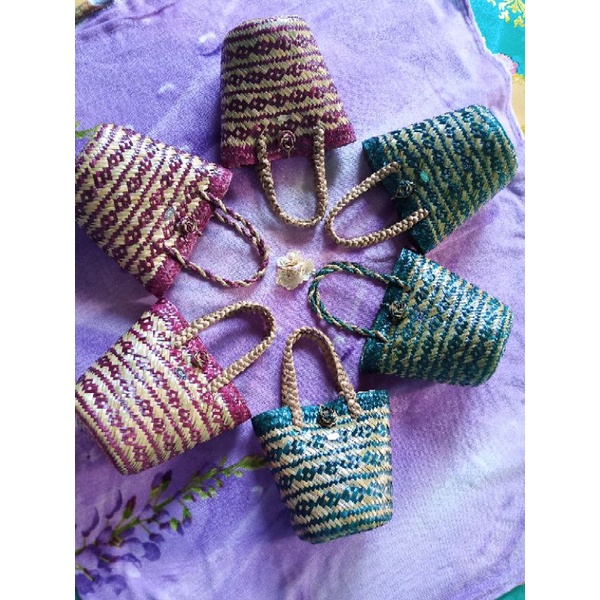 tas purun polos/tas anyaman purun warna