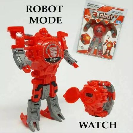 (BISA COD BAYAR DITEMPAT)Jam Tangan Anak2 Unisex Mode Robot