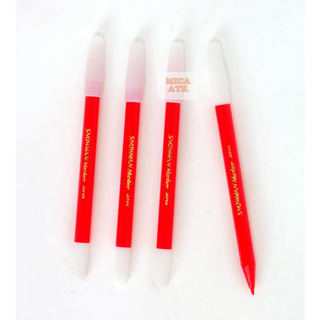 

SNOWMAN Spidol Kecil Marker Merah [ ECER ]