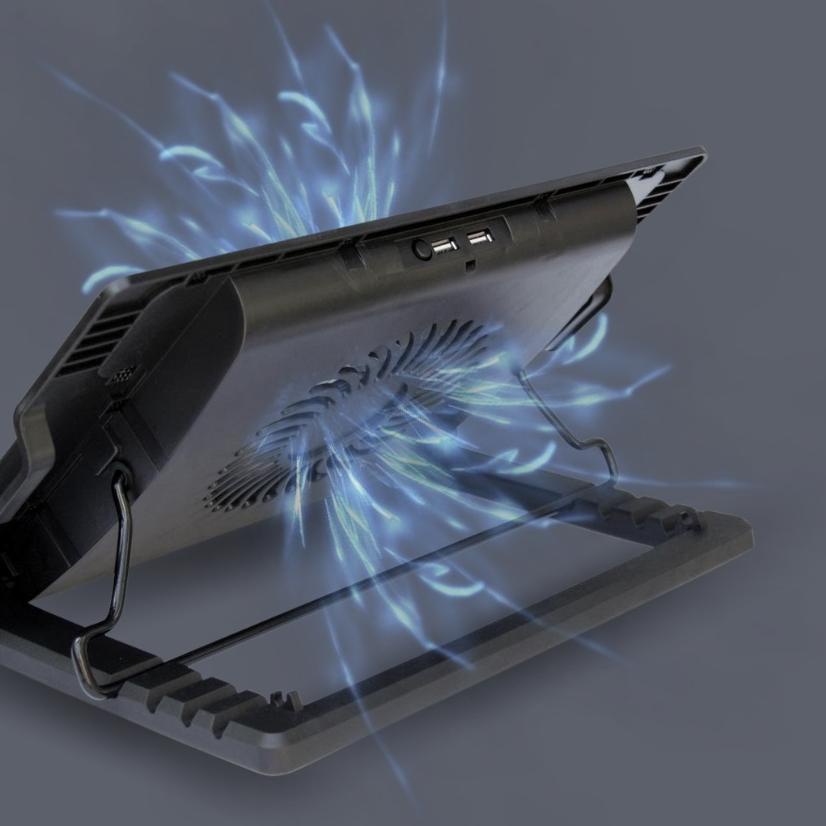 ➧ Cooling Pad Cooler Laptop Unitech 638B Big Fan Up to 17inch ✳