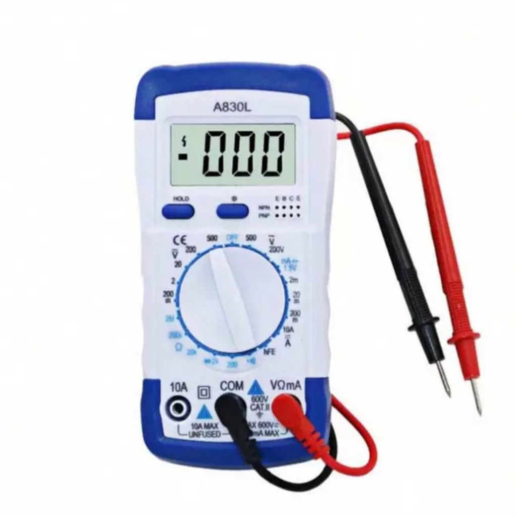 Multimeter Digital Multitester Avometer Aneng A830L Alat Pertukangan Pengukur Arus Listrik