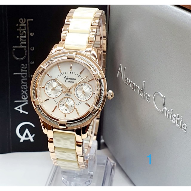 Jam Tangan Wanita Alexandre Christie AC 2654 Original