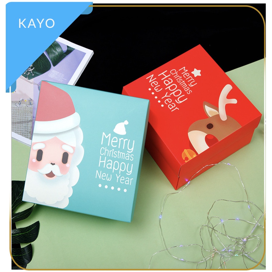 

kotak kado christmas box hadiah natal dus packing hampers x'mas
