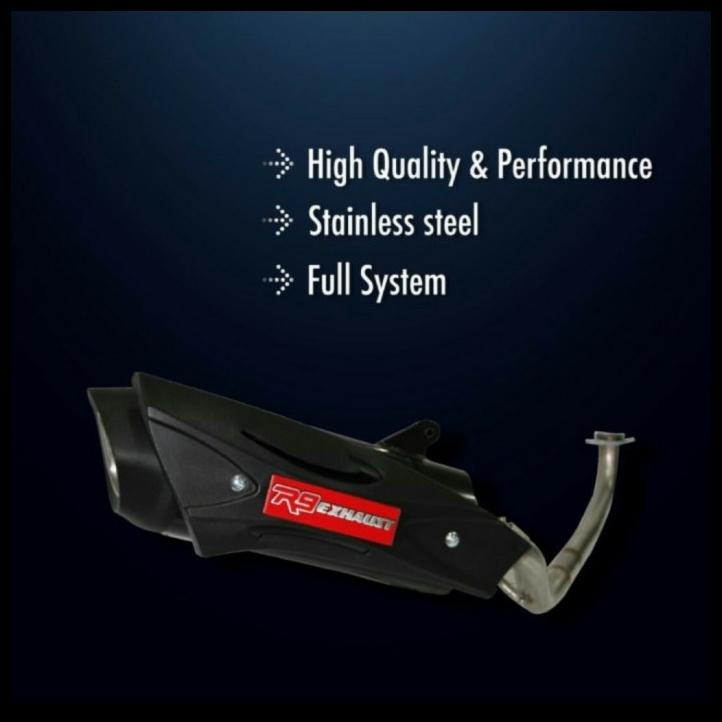 Knalpot R9 Misano Mx King, Jupiter Mx, Sonic, Supra Gtr, Satria Fu