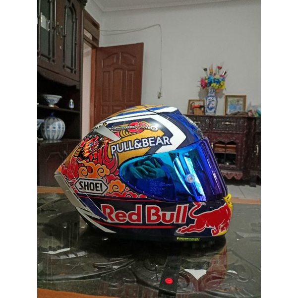 Helm Shoei X14 Motegi 3 Redbull Clone 1:1 Mulus Like New