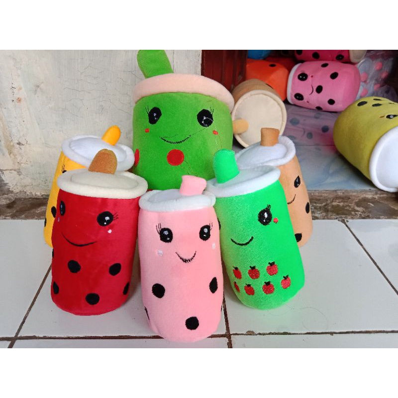 BISA COD Boneka boba beranak 5 warna warni