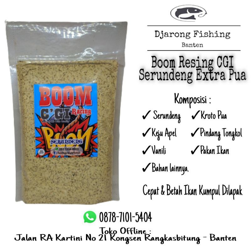 Bom Resing CGI Pengumpul Ikan Mas Extra Serundeng, Amisan Dan Kroto Pua / Otet Mantap