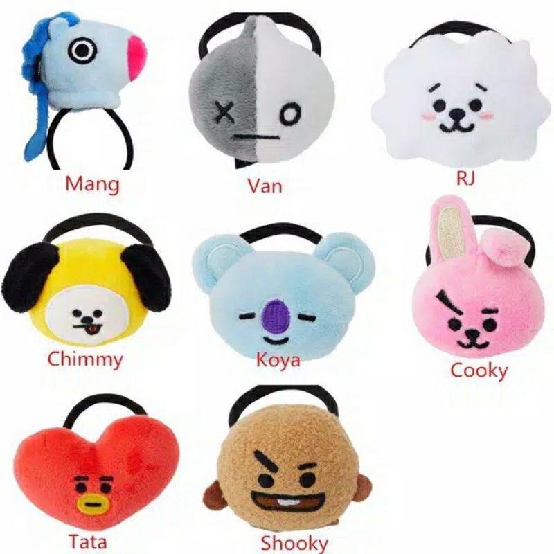 Ikat Rambut BT21 Lucu - BTS KPOP BT21