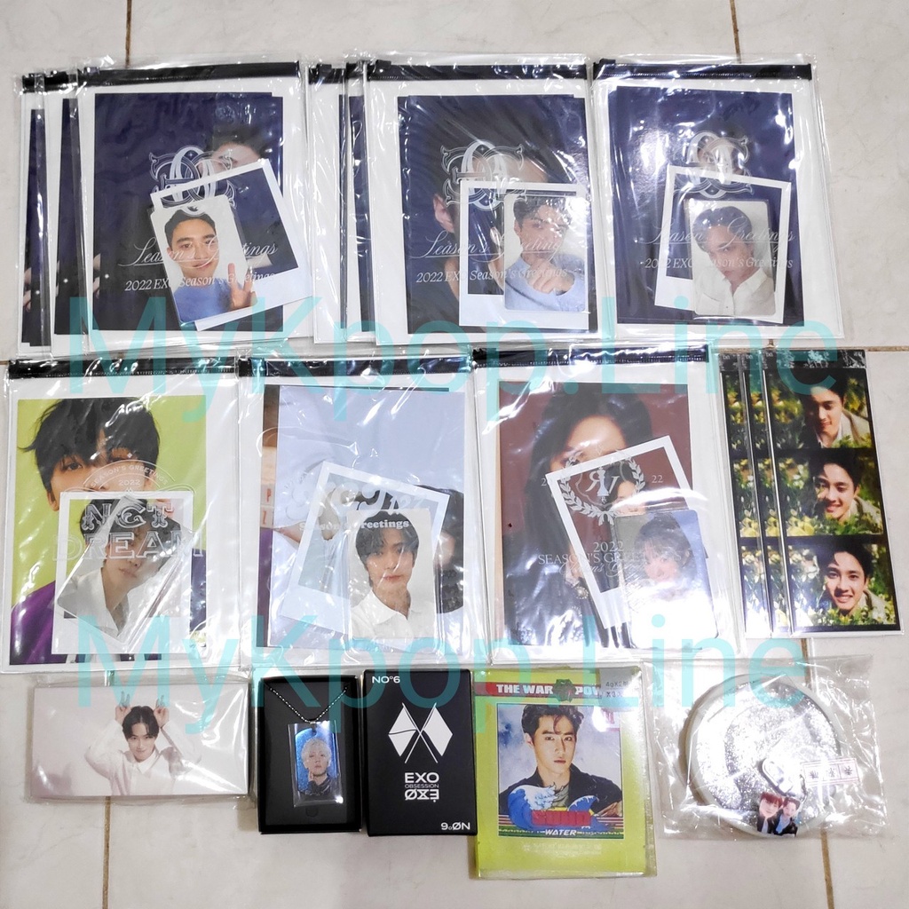 Photopack SG22 EXO DO Sehun Kai READY MD Merchandise Empathy Photo 3 Cut Film D.O. Goods Flipbook Oa
