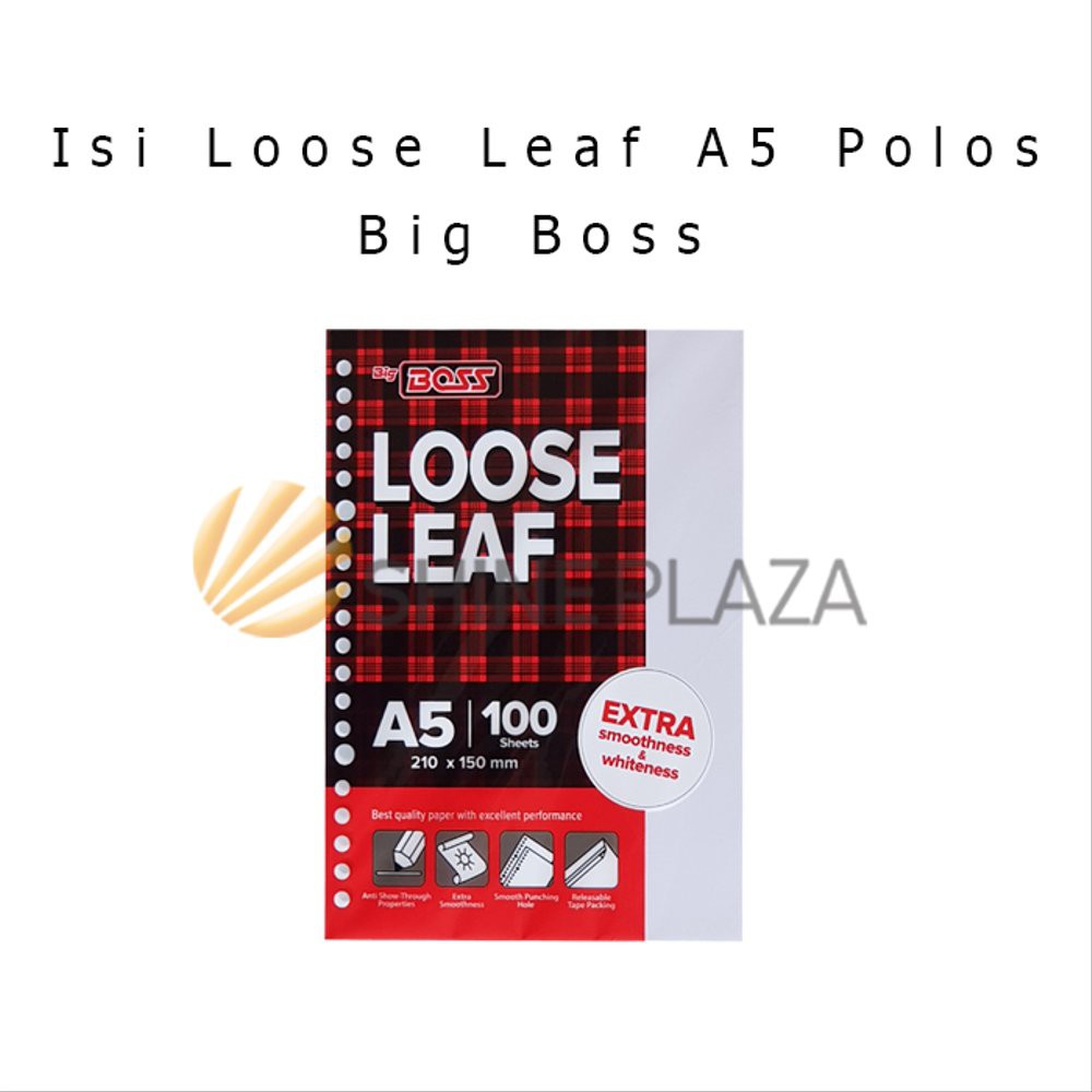 

Langsung Order Isi Loose Leaf - Binder Polos A5 Big Boss Limited