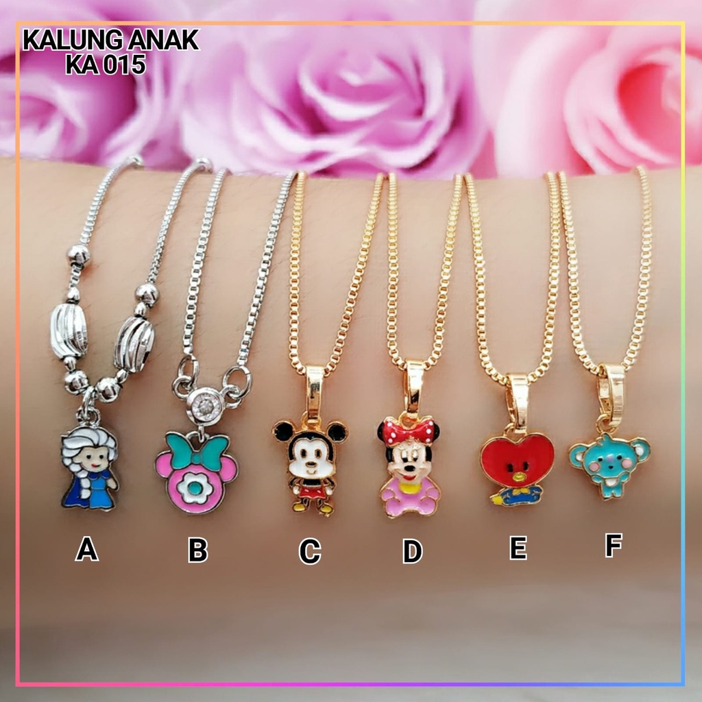 Kalung xuping kalung anak bts perhiasan lapis emas gold KA 015