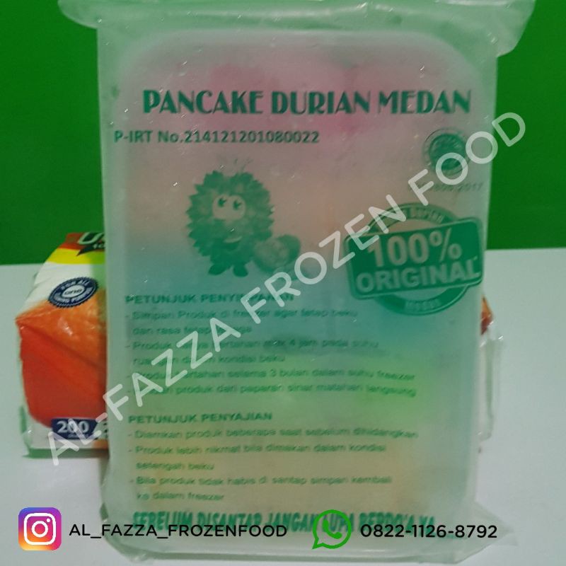 

Pancake durian mini isi 15