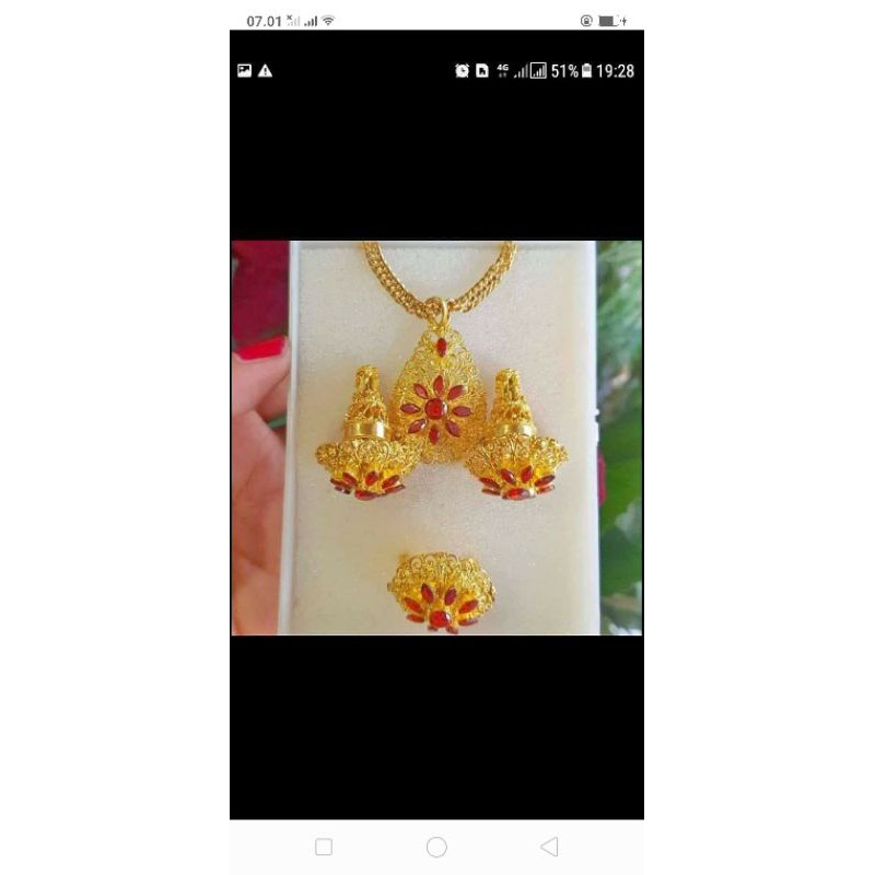 set alpaka subeng kalung xuping termurah