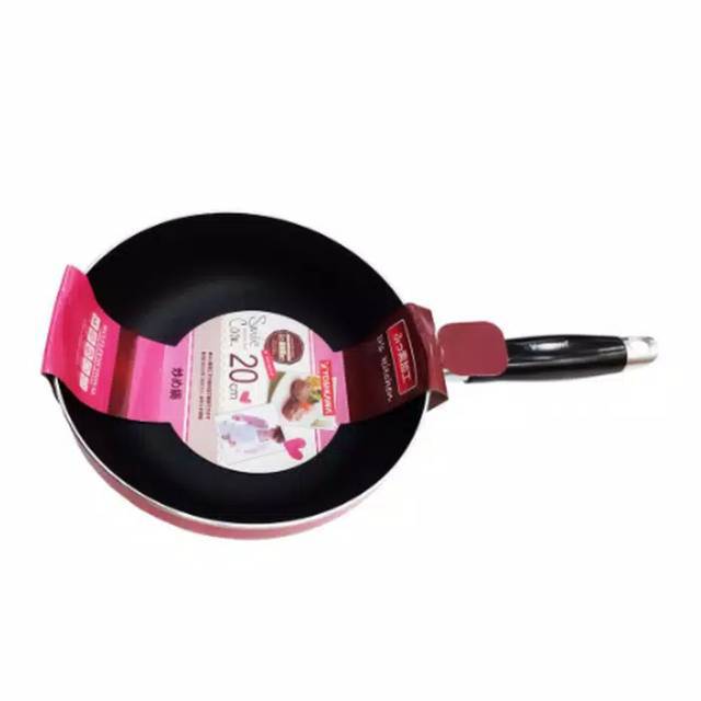 Yoshikawa Teflon/Wajan Tumis Wok Pan