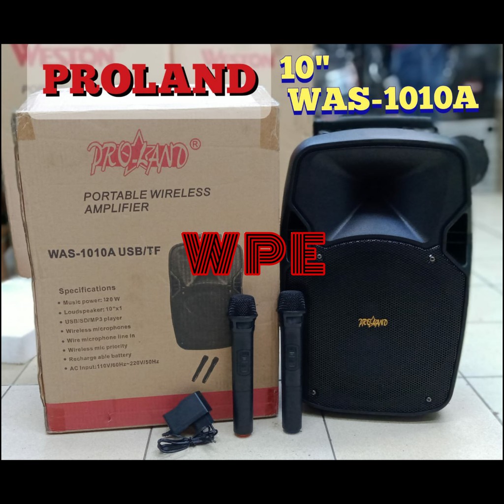 Speaker Portable Proland 1010 A - Portable 10 inch product weston
